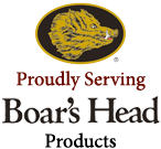 Proudly Serving Boar's Head Products
